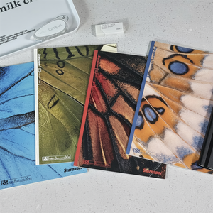 Quaderno Personalizzato con Copertina a Forma di Ali di Farfalla, Blocco per Scrittura Kawaii, Diario con Stampa Personalizzata, Logo Personalizzato OEM/ODM, Vendita all'Ingrosso - Product Image 1