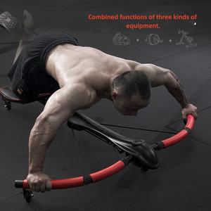 Karın kas çalıştırıcı ev kürek makinesi vücut heykel ikiz hidrolik egzersiz makineleri taşınabilir Push-up eğitmen <span class=keywords><strong>ABS</strong></span> çelik - Product Image 2