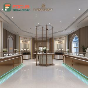 Vitrine de magasin haute visibilité pour bijoux, finition stratifiée, espace boutique, vitrine en verre - Product Image 5