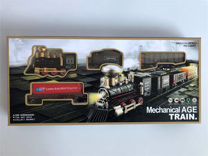 <span class=keywords><strong>Tren</strong></span> de Juguete Clásico, Modelo de <span class=keywords><strong>Tren</strong></span> Eléctrico Inteligente, Simulación de <span class=keywords><strong>Tren</strong></span> de Vapor con Luz, Música y Humo para Niños - Product Image 4