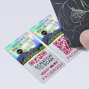 3D ba chiều nhãn tùy chỉnh logo giả mạo bằng chứng thiết kế chống giả mạo bao bì sản phẩm Mã QR dán hình ba chiều - Product Image 6