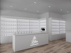 Diseño de Tienda de Perfumes y Cosméticos de Lujo |   Vitrinas de Exhibición para Productos de Belleza, Exhibidores LED y Solución Integral de Decoración de Tiendas - Product Image 4