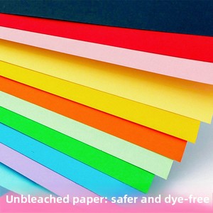 Cartoncino A4 Spesso 160g Multicolore per Studenti, Asilo, Pittura, Disegno, Carta Stampabile per Biglietti d'Auguri - Product Image 5