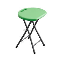 Chaises pliantes en plastique - Design minimaliste moderne, portables et légères pour la chambre, le salon et l'utilisation en extérieur