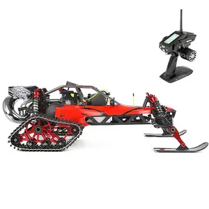 BAHA450AS Type de piste professionnel en alliage d'aluminium 45CC RTR CNC pistes de traîneau en métal 1 5 essence Nitro gaz RC neige Buggy Baja camion