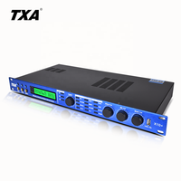 DSP 600W * 2 dijital ses işlemcisi ev Karaoke profesyonel yankı yankı güç amplifikatörü DSP işlemci