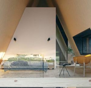 Casa Prefabricada Triangular de Acero Ligero de Alta Calidad, Casa Móvil de Lujo, <span class=keywords><strong>Residencia</strong></span> Privada - Product Image 4