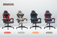 Chaise de jeu de course ergonomique en cuir PVC avec oreillers pour le cou et les lombaires Nouveau style pour le confort et le soutien