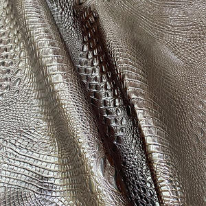 Marrom avermelhado Grande corpo inteiro crocodilo volta Óleo curado couro para móveis Pele do couro cabeludo derme - Product Image 5