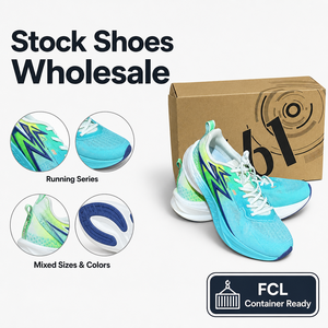 Chaussures Athlétiques Mixtes Unisexe Confortables d'Occasion en Gros avec Matériaux PU, Expédition Maritime - Product Image 1