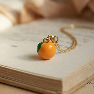 Breloques en émail d'acier inoxydable hypoallergénique de haute qualité Manna, motifs fruits vifs pour la création de bijoux et sacs DIY - Product Image 4