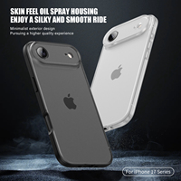 Sensation de peau translucide mat PC TPU Defender antichoc pare-chocs housse de téléphone portable pour iPhone 17 Air