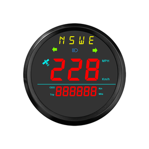 Nouveau compteur de vitesse GPS étanche 85 mm avec affichage numérique 12V/24V pour voiture, moto, bateau - Product Image 5