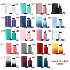 Hot Sale Factory Custom Logo Large Capacity Flask Water Bottle Outdoor Sport Stainless Steel <b>Thermos</b> 64 oz Drink Water Bottle - Product Image 2