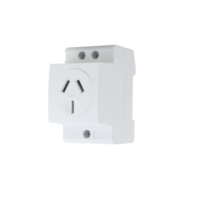 Nouvel article : Prise d'extension sur rail DIN australien 10A/15A/20A 250V IP20 pour boîtier de distribution