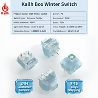 Original pour BOX Winter Switch Master Series Tactile 52gf IP56 Étanche 3 broches Pré-lubrifié 100 millions d'activations Clavier de style MX