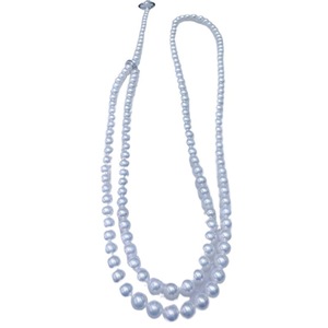 Collar de Perlas de Agua Dulce Naturales de Zhuji, 5-5.5mm, Casi Impecables, Diseño de Círculo Completo de Aurora, para un Uso Versátil - Product Image 5