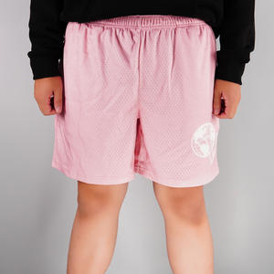 Custom Logo <b>Men's</b> <b>Shorts</b>, <b>Pink</b> Fashion Fresh Breathable Double-sided Outdoor Sports Mesh <b>Shorts</b> for <b>Men</b> - Product Image 1