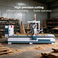 Scie à poutres CNC robuste avec lame de rainurage pour la découpe de panneaux de particules et de MDF