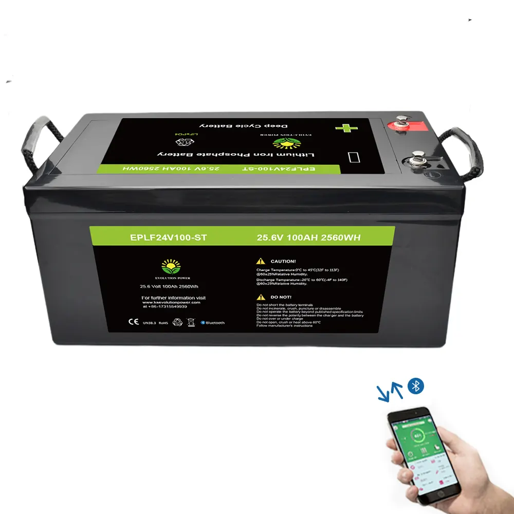 24v 100ah Lithium Ion Lifepo4 Battery Solar Batteries Caravan series for 48v energy storage battery system lead acid instead