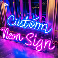 Livraison rapide livraison directe décoration enseigne au néon en acrylique Logo personnalisé enseigne au néon LED personnalisée livraison directe pour la fête