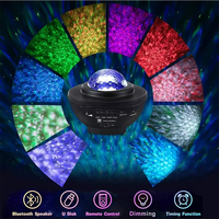 Projecteur LED portable moderne en gros pour chambres d'enfants, ciel étoilé, musique nocturne, minuterie, ABS, télécommande, lumière chaude, IP65