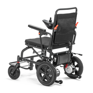 Silla de Ruedas Eléctrica Plegable Ligera con Marco de Acero al Carbono, Alcance de 15 km, <span class=keywords><strong>Precio</strong></span> Económico, para Personas Mayores - Product Image 6
