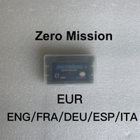 Nuevo Cartucho de Juego con Cable de Alta Calidad Metroid Fusion Advance Series de 32 Bits para SP, con Estuche Protector Transparente de ABS