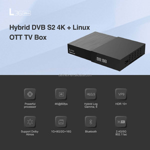 OEM ODM L36 Ultra Linux STB 4K Ultra HD Dual-WiFi 2,4G/5G 1G 8G <span class=keywords><strong>TVIP</strong></span> Set Top Box Ott Satélite <span class=keywords><strong>IPTV</strong></span> Receptor Player - Product Image 2
