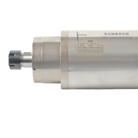 Moteur de broche électrique refroidi par eau 5,5 kW, type plat ER25, 24000 tr/min, pour routeur CNC, machine de sculpture et de fraisage du bois