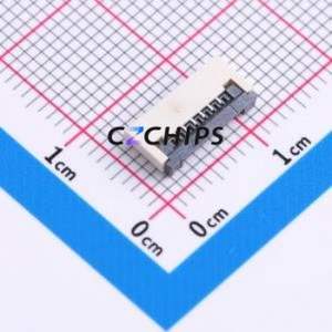 XW1020012-060R-002 FFC/FPC Connector SMD,P=1mm,Horizontal Mount Connector Flip Cover Type Bottom Contact 6P 1mm - Product Image 1