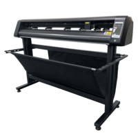Nueva pantalla táctil negra mejorada Auto Contour 1350mm Plotter de corte de vinilo
