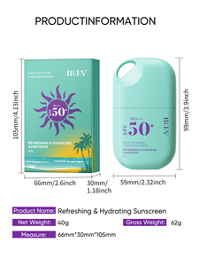 Crème solaire au collagène OEM LREV SPF50+ hydratante et bien adaptée, douce et non irritante, protection UV, retient l'<span class=keywords><strong>eau</strong></span>, hydratante - Product Image 4