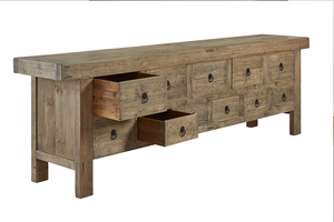 Mới đến cổ Tủ Trung Quốc bằng gỗ phòng ăn đồ nội thất khai hoang gỗ tủ gỗ cổ sideboards - Product Image 4