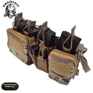 Sinairsoft Cheap Wholesale Price Tactical Chest Rig Bag Tactical Chest Rig Vest 500D Adjustable Multi-camo Chest Rig - Product Image 4