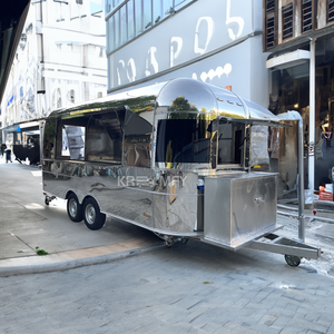 Camión de Comida Móvil de Acero Inoxidable para Café, Hamburguesas, Crepas, con Ventana de Servicio Comercial - Product Image 6