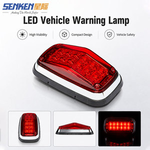 Luz LED Perimetral Lateral para Camiones y <span class=keywords><strong>Ambulancias</strong></span>, Marca Senken, 3W, DC12V 24V, Impermeable, Diseño CE R10 R65 SAE - Product Image 1