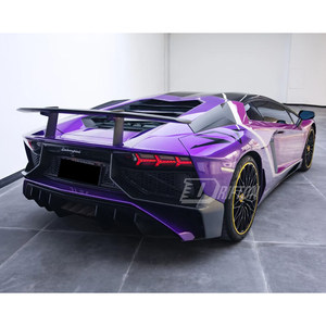 LP750ชุดคาร์บอนไฟเบอร์แห้งสไตล์ SV สำหรับอัพเกรด LP750 LP740รถ Lambสัญลักษณ์ Aventador LP700 2011-2021 - Product Image 5