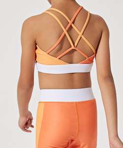 2024 nuevo diseño niños ropa de Yoga sujetador Popular niñas Yoga Fitness ropa activa niños Yoga sujetador - Product Image 4