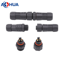 5A M12 Mini connecteur fil assemblage soudure 3 broches mâle et femelle prises étanches pour l'alimentation