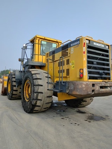 Chargeuse sur pneus Komatsu WA600 d'occasion du Japon, 55 tonnes, chargeuse frontale robuste, grande machinerie de construction à vendre, prête à être expédiée - Product Image 1