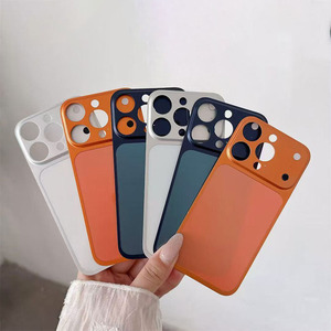 Nueva Funda para <span class=keywords><strong>iPhone</strong></span> 17 16 15 14 Pro Max, Panel Trasero de Metal + Marco de Metal + Protector de Lente, Compatible con Modelos de 13 a 17 Pro Max - Product Image 3