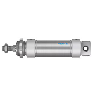 Cylindre à double action FE-STO DSNU-50-200-PPV-A, tout neuf, 100% original, course de 200 mm, amortissement réglable, RS485 196047 - Product Image 2