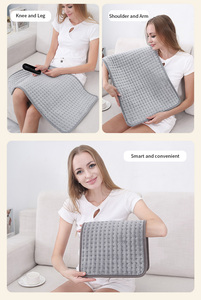 Couverture chauffante électrique en flanelle polaire, réglages de température, arrêt automatique, protection contre la surchauffe, CE ROHS, lavable en <span class=keywords><strong>machine</strong></span> - Product Image 3