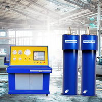 Presión automática del cilindro de gas para equipos de prueba Chaqueta de agua hidrostática Material ABS Garantía de 1 año para pruebas de compresión