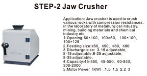 Trituradora de Mandíbulas STEP-2, Equipo de Laboratorio Geotécnico para Trituración de Muestras de Suelo y Roca y Pruebas de Reducción de Tamaño de Partículas - Product Image 2