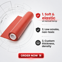 Mousse de silicone céramisable Kuliwei avec support adhésif, feuille de silicone céramique ignifuge pour l'espacement des cellules de batterie