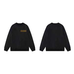 Sudadera con Capucha RL de Alta Calidad para Hombre, Tejido de Poliéster/Algodón, Cuello Alto, Otoño Invierno, Formal, Manga Corta, Bordada - Product Image 2