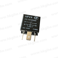 Penjualan terlaris relay otomotif 12/24V 40A DIP 4Pin HFV4-012/start auto mulai untuk grosir