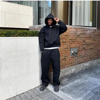 Ensemble Homme Hiver Deux Pièces de Qualité Supérieure : Survêtement Ample, Sweat à Capuche Lourd et Oversize